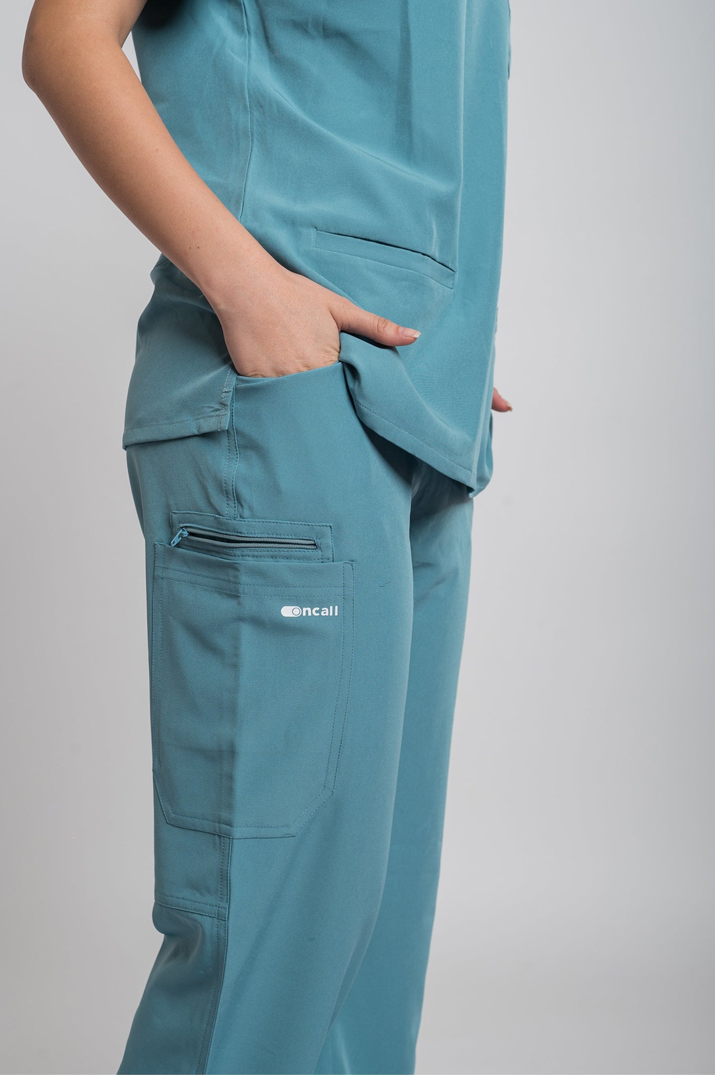 Teal blue Scrub Set Women
