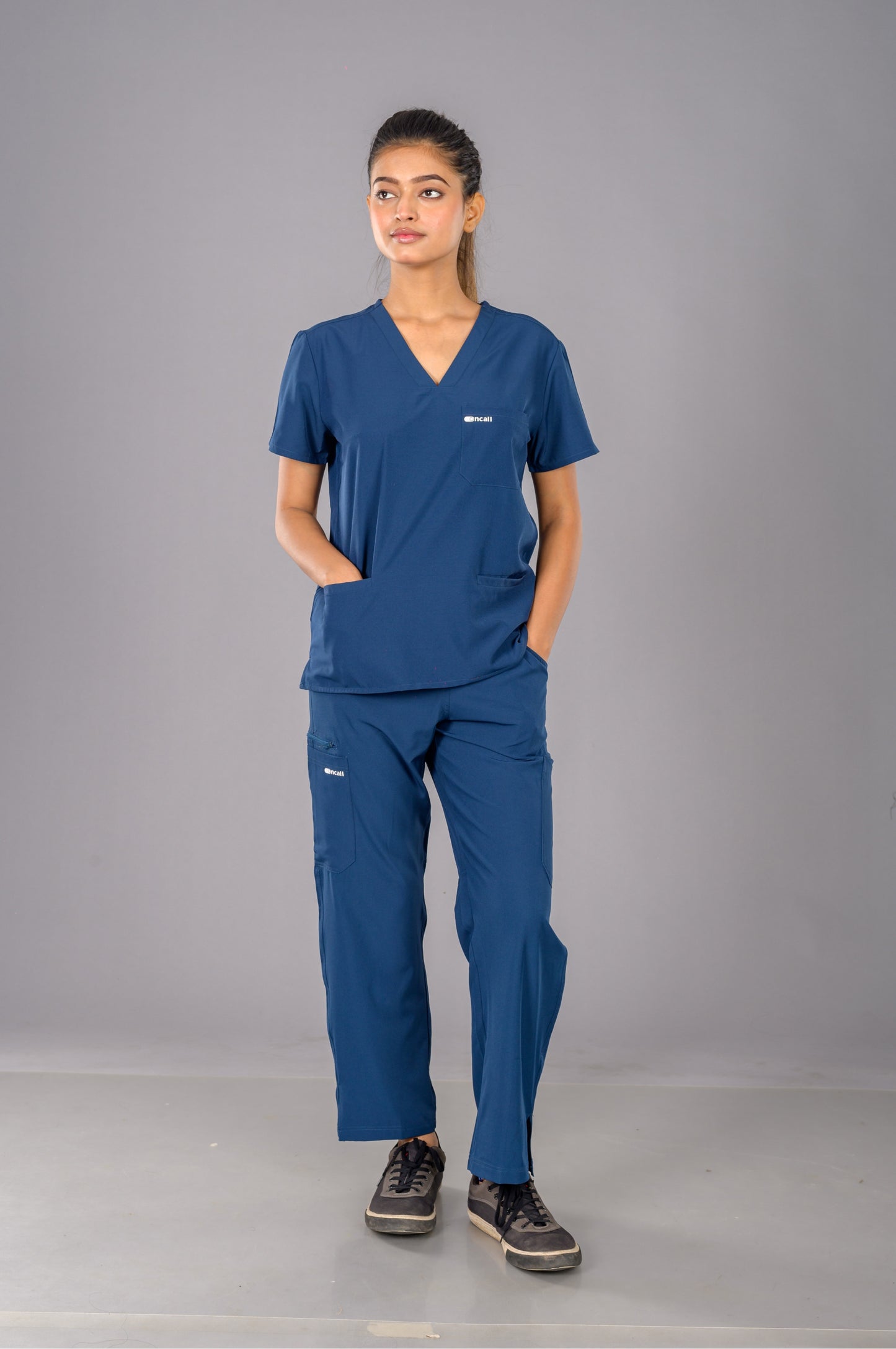 Airforce Blue Scrub Set Women