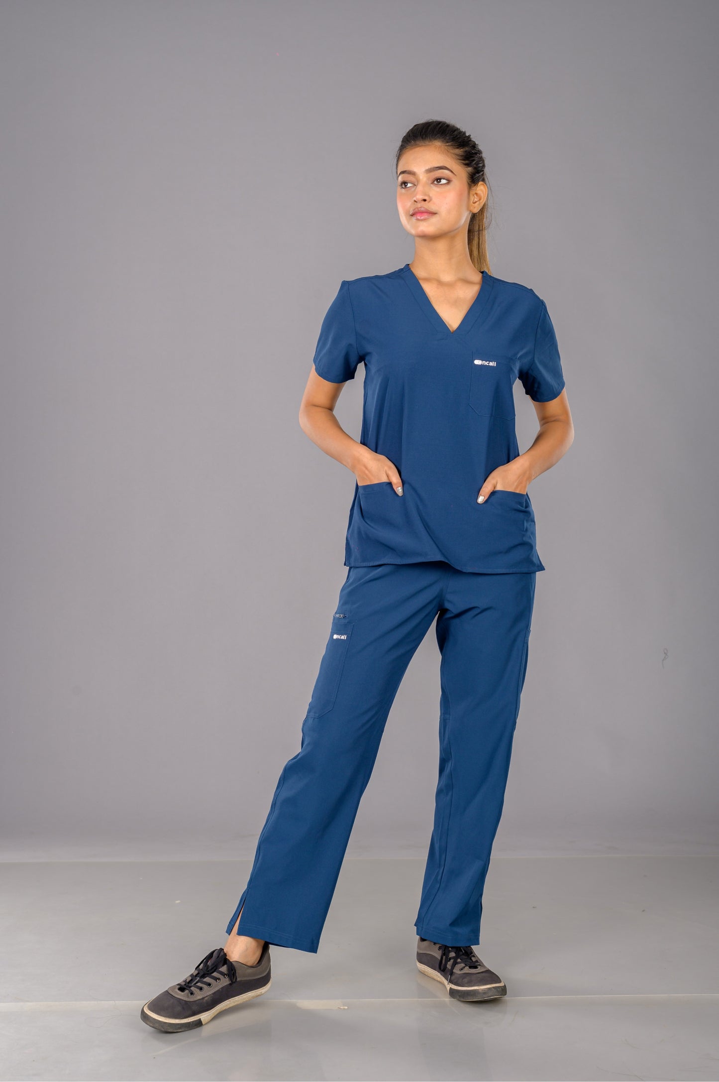 Airforce Blue Scrub Set Women