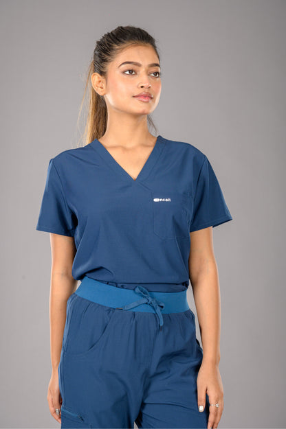 Airforce Blue Scrub Set Women