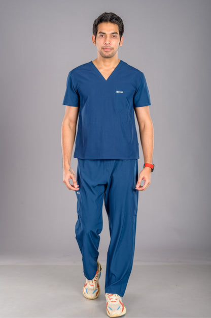 Airforce Blue Scrub Set Men