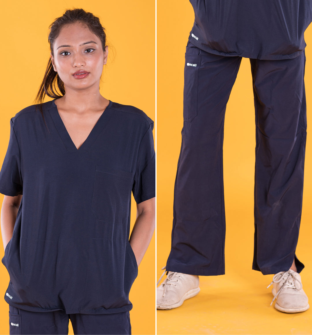 Navy blue Scrub Set Women