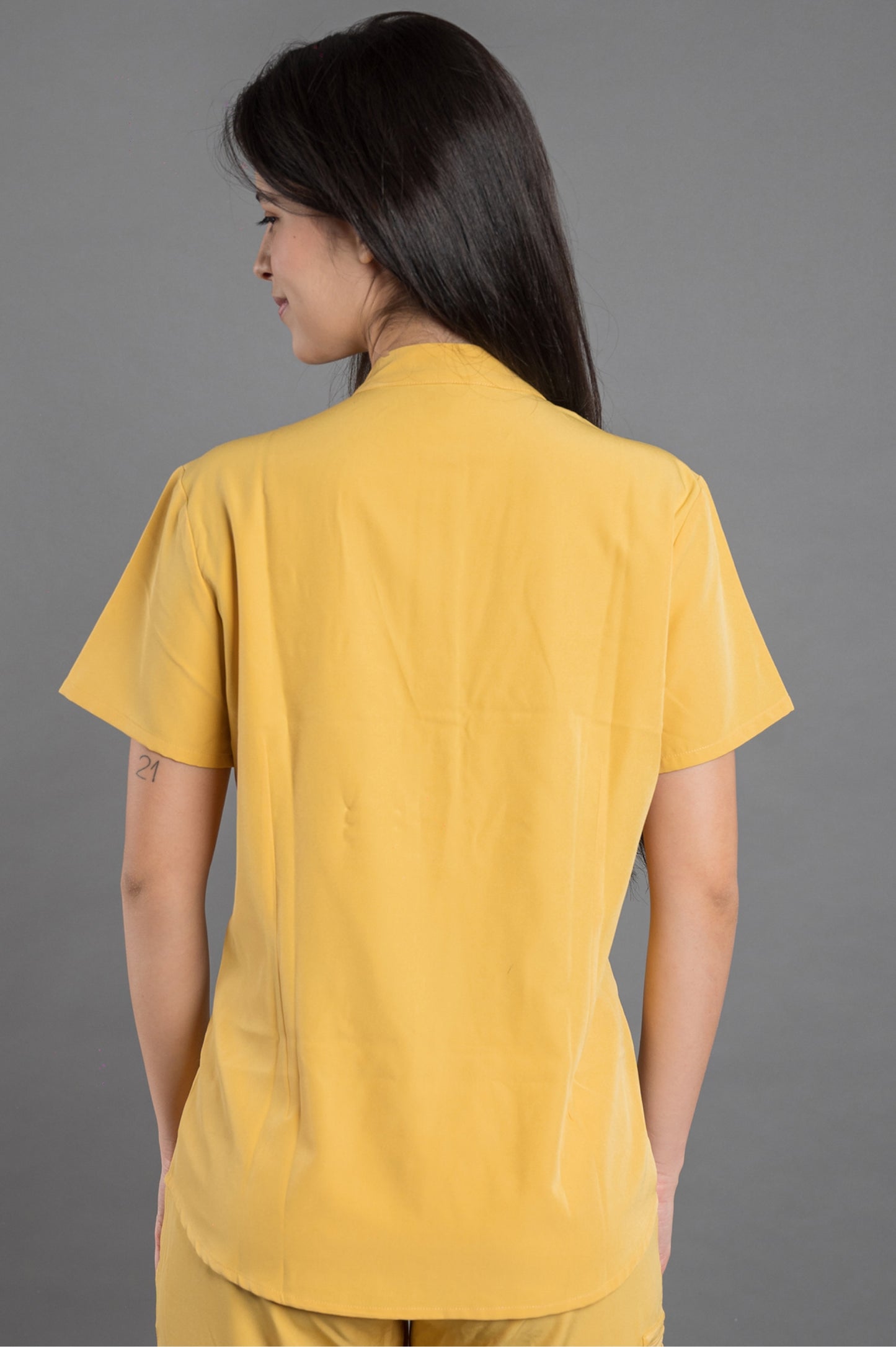 Yellow Scrub Set Women