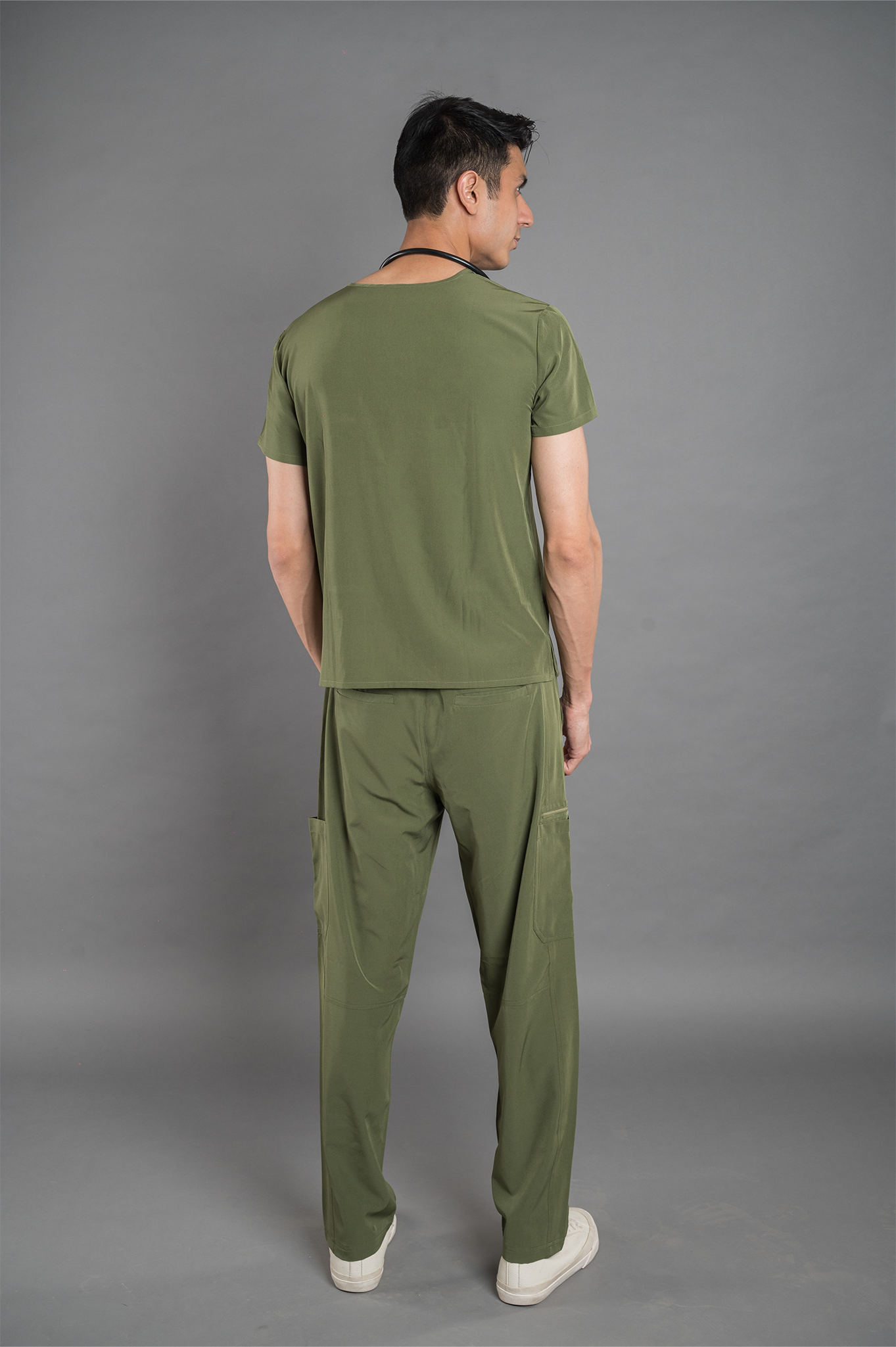 Limited Edition Olive Green Scrub Set Men