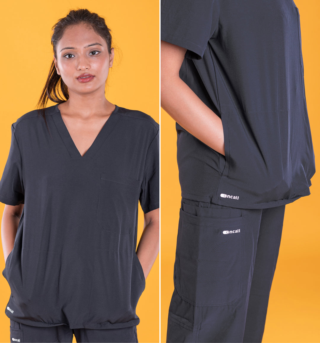 Grey Scrub Set Women