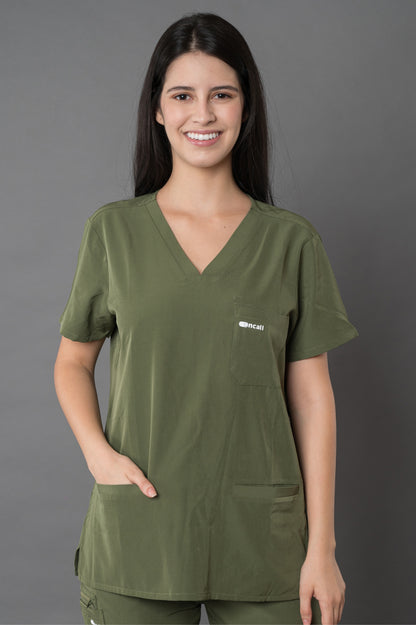 Limited Edition Olive Green Scrub Set Women