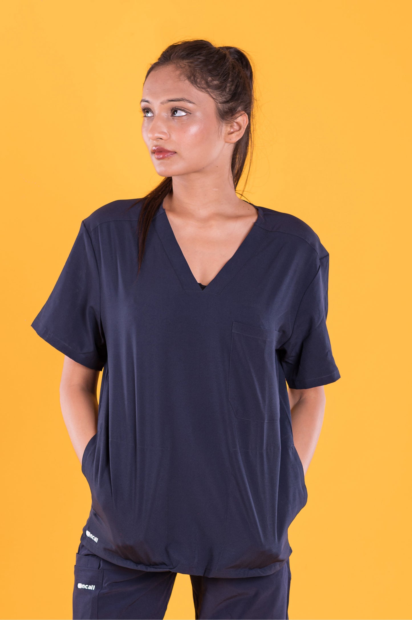 Navy blue Scrub Set Women