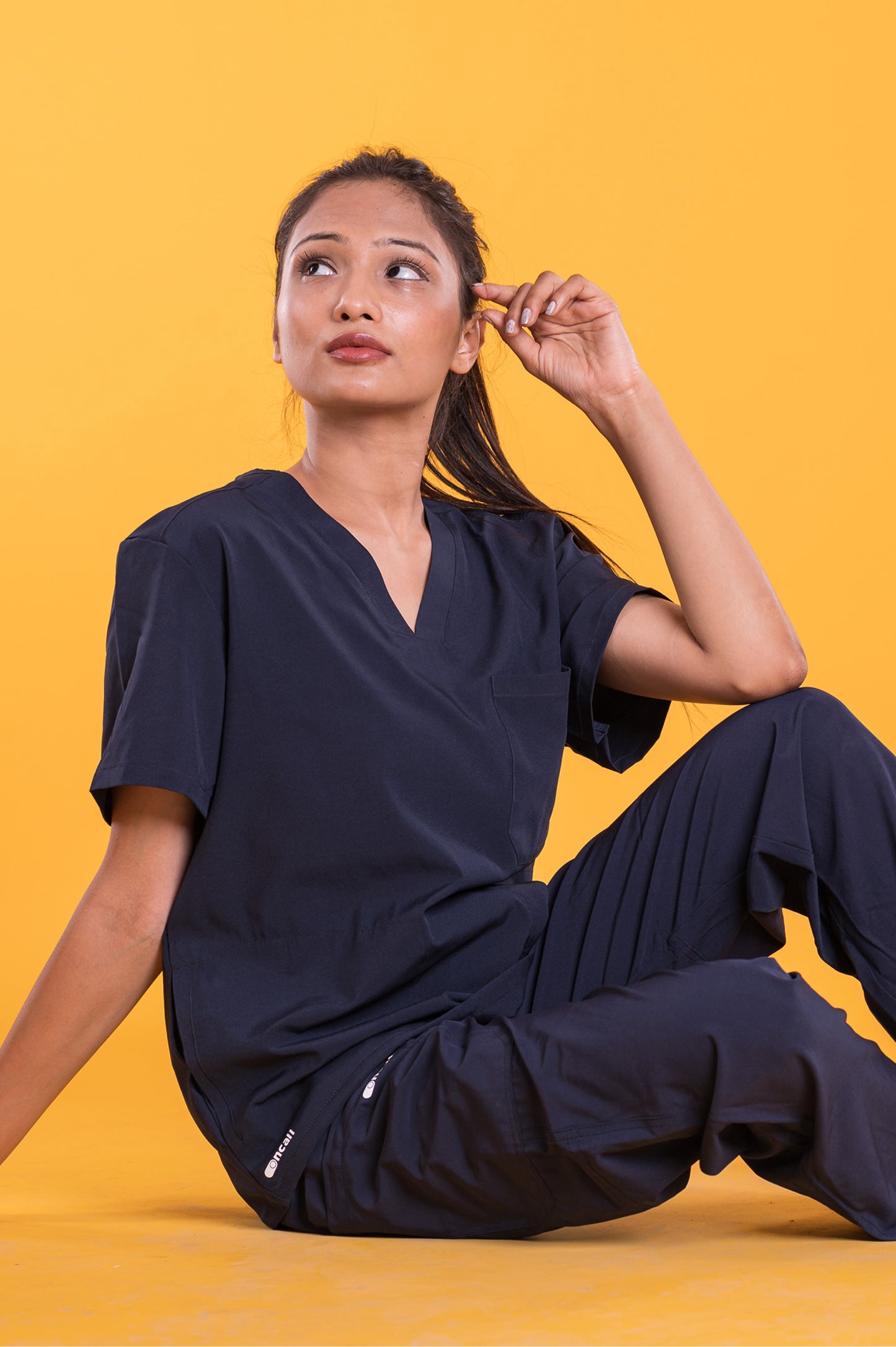 Navy blue Scrub Set Women