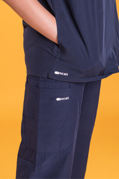 Navy blue Scrub Set Women